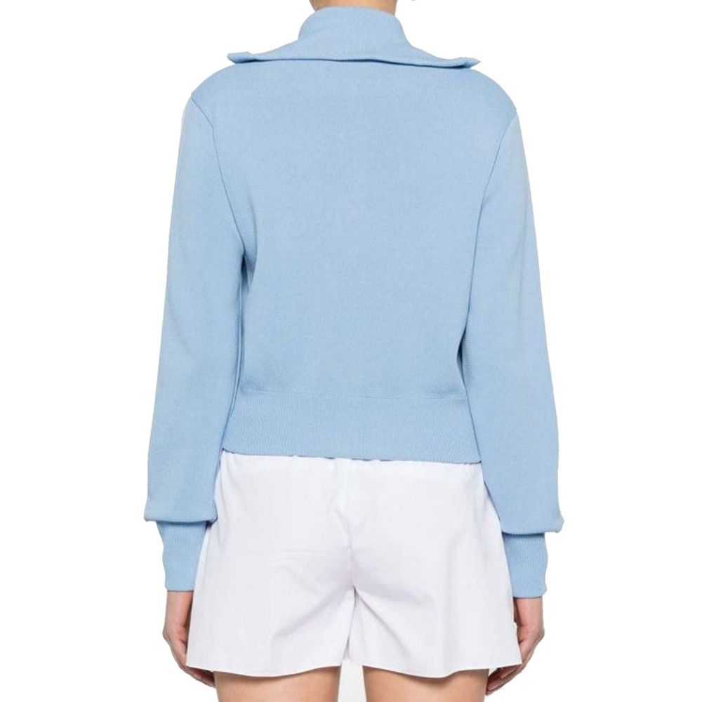 Autry Blue Nylon Cardigan for Women