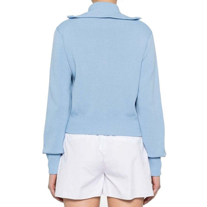 Autry Blue Nylon Cardigan for Women