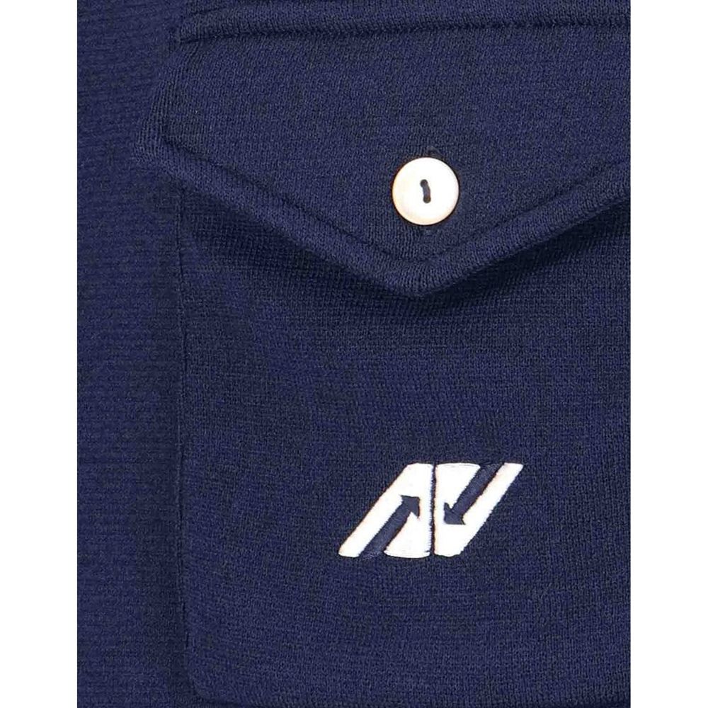 Autry Blue Nylon Cardigan for Men