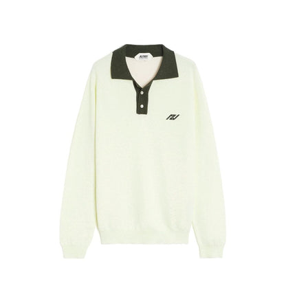 Autry Bicolor Cotton Polo Shirt for Men