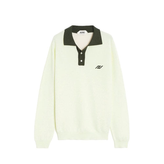 Autry Bicolor Cotton Polo Shirt for Men
