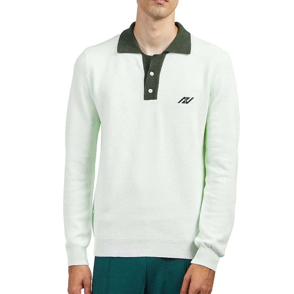 Autry Bicolor Cotton Polo Shirt for Men
