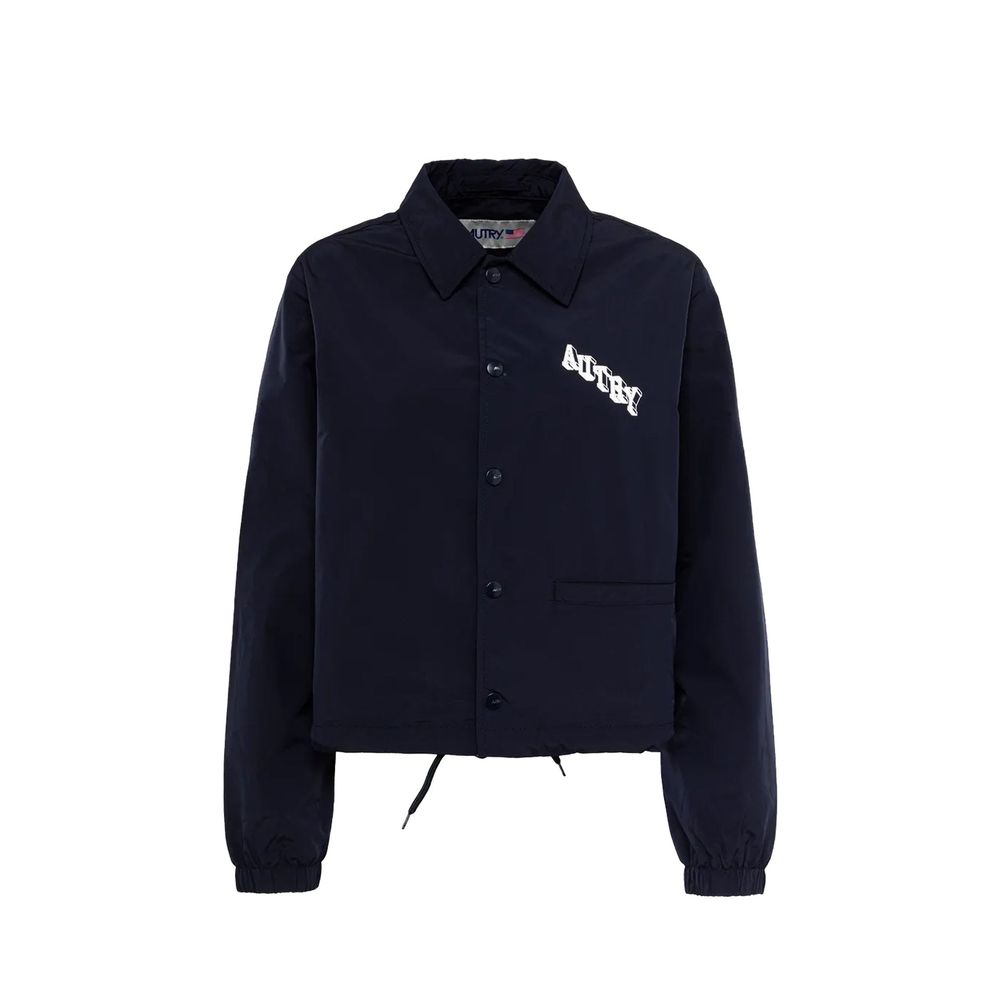 Autry Blue Polyester Shell Jacket for Women
