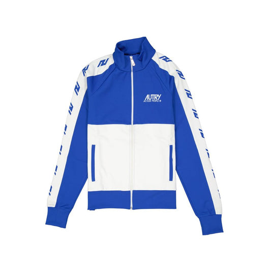 Autry Blue Cotton Sweatshirt for Men