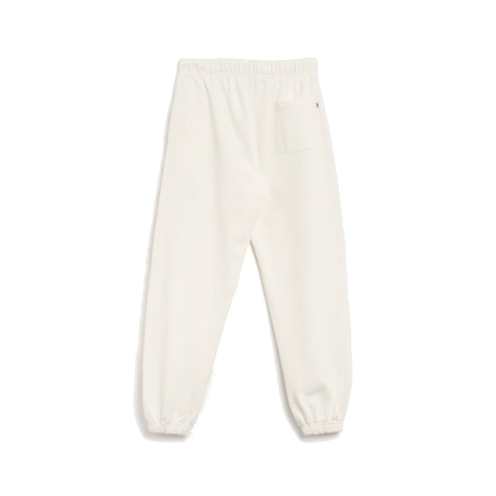 Autry White Cotton Joggers for Women