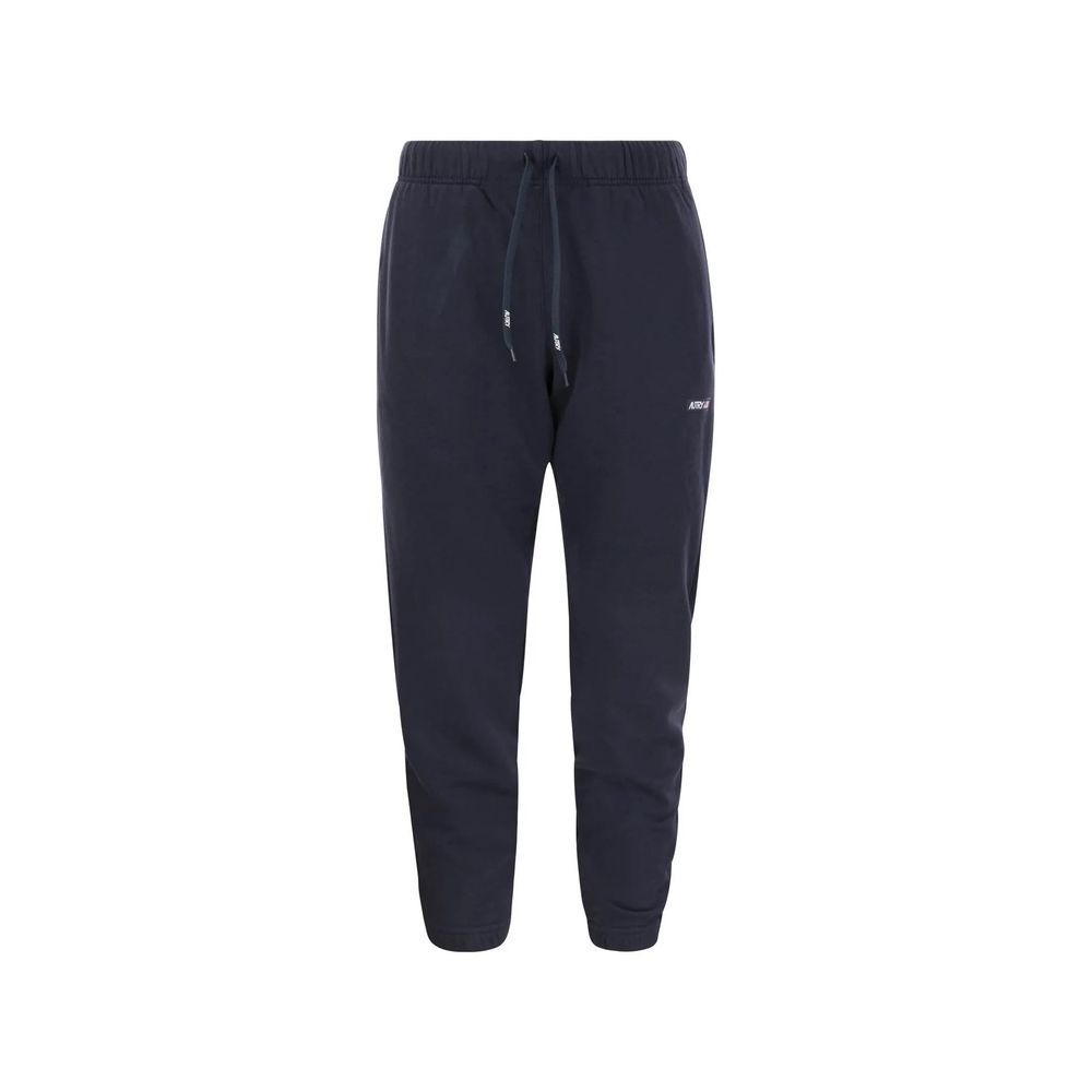 Autry Blue Cotton Joggers for Men
