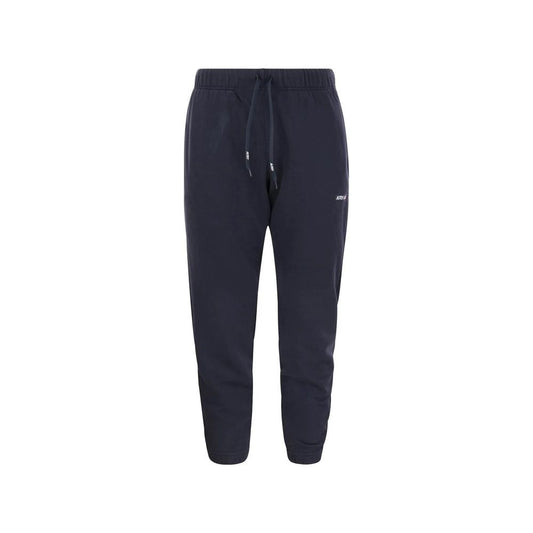 Autry Blue Cotton Joggers for Men