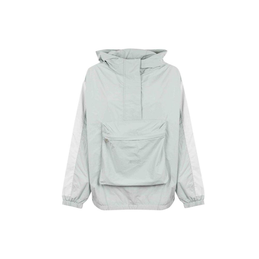 Autry Blue Nylon Shell Jacket for Women