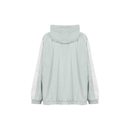 Autry Blue Nylon Shell Jacket for Women
