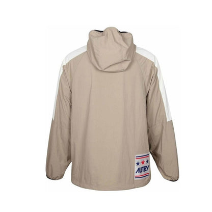 Autry Beige Nylon Shell Jacket for Men