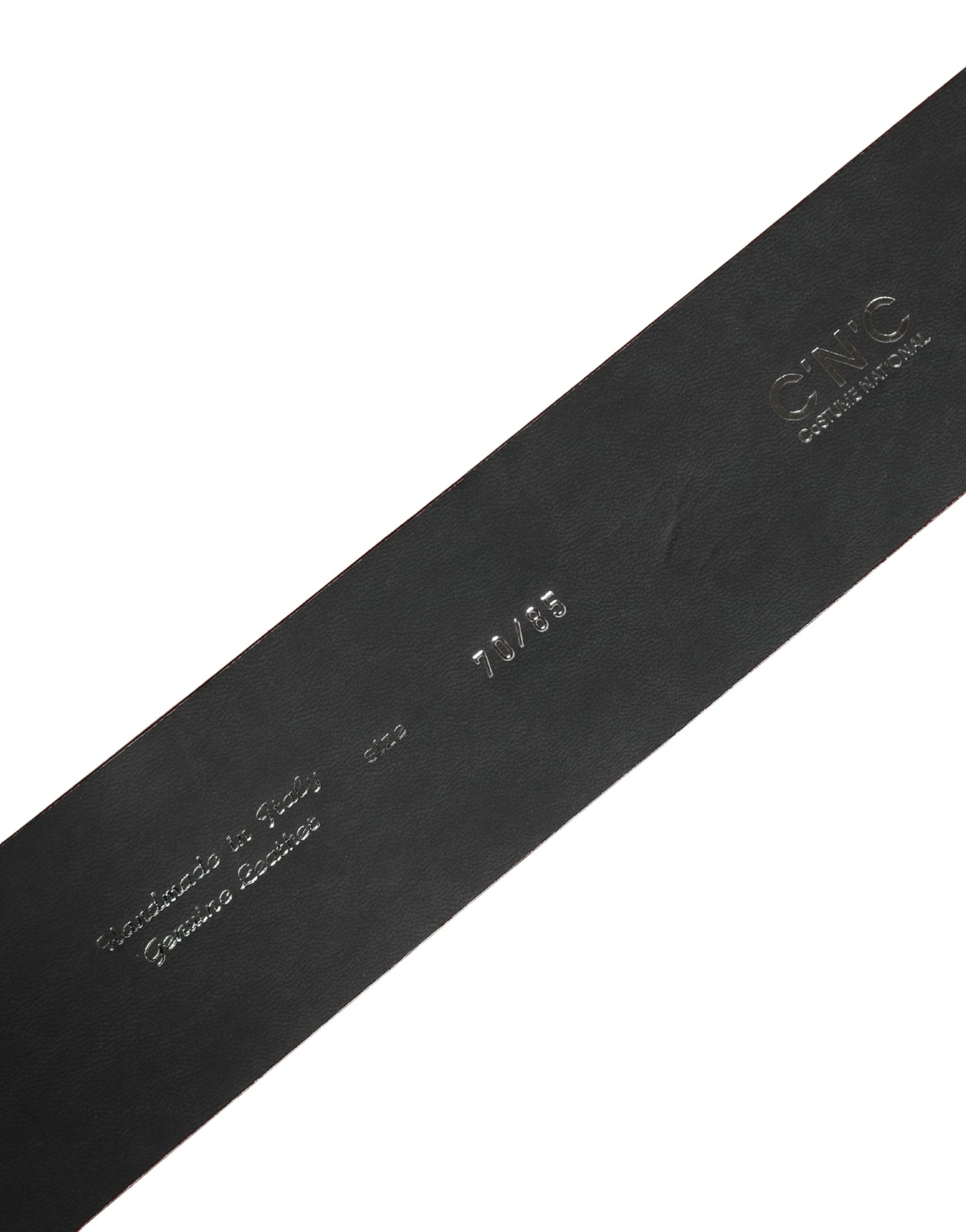 C’N’C’ Costume National Red Wide Waist Belt with Silver Metal Buckle - Minor Defect