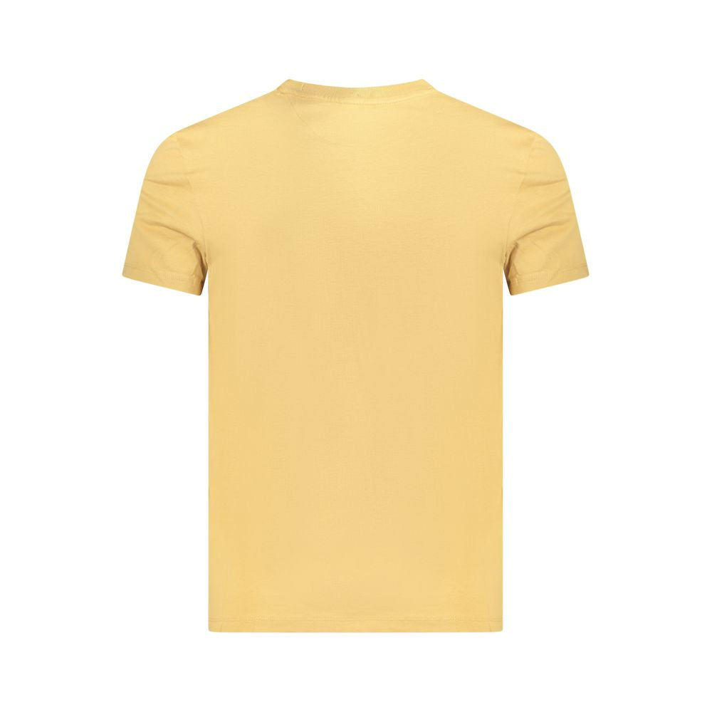 Timberland Beige Cotton Men T-Shirt - Casual Comfort with Iconic Style