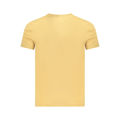 Timberland Beige Cotton Men T-Shirt - Casual Comfort with Iconic Style