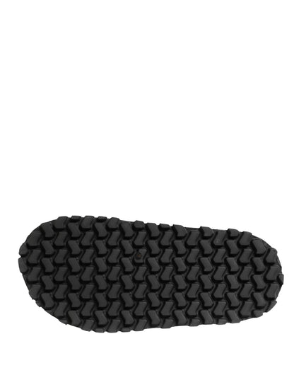 Dolce & Gabbana Black Logo Detailed Men's Chunky Sandals