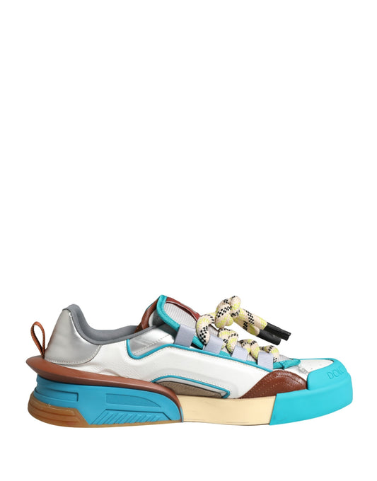 Dolce & Gabbana Preowned Multicolor Portofino Space Low-Top Sneakers with Logo Details