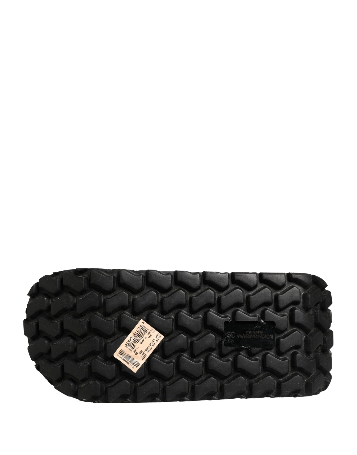 Dolce & Gabbana Multicolor Rubber Chunky Flip Flops