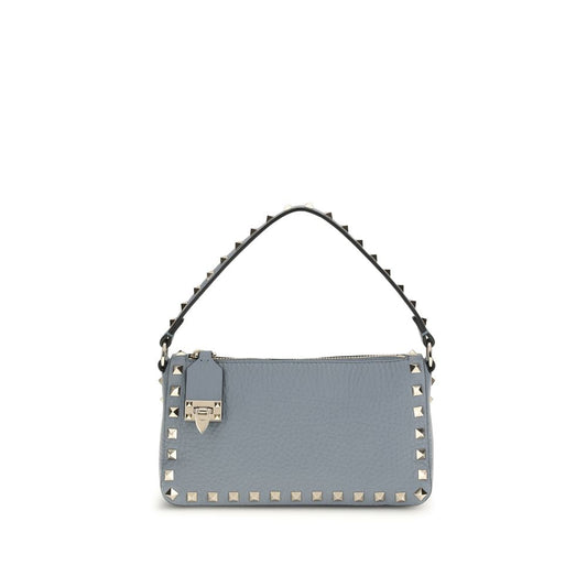 Valentino Garavani Blue Leather Small Rockstud Crossbody Bag