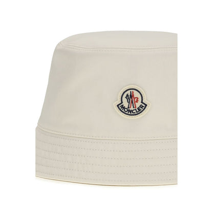 Moncler White Polyester Reversible Bucket Hat