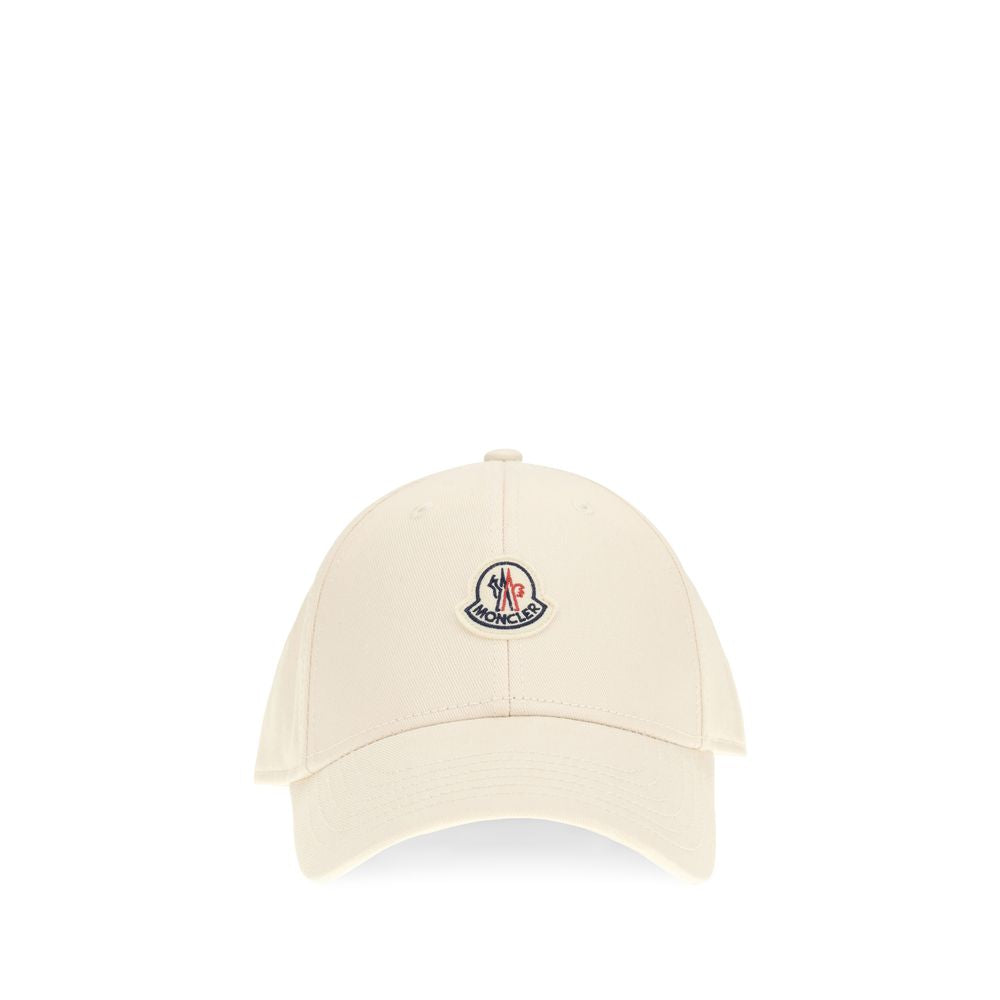 Moncler Beige Cotton Cap - Gabardine Baseball Hat