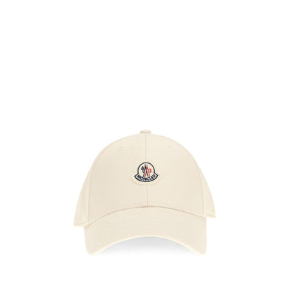 Moncler Beige Cotton Cap - Gabardine Baseball Hat