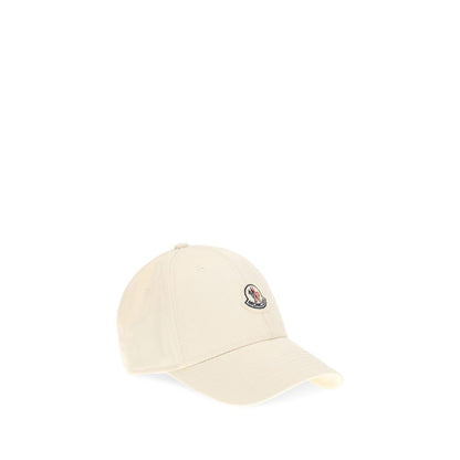 Moncler Beige Cotton Cap - Gabardine Baseball Hat