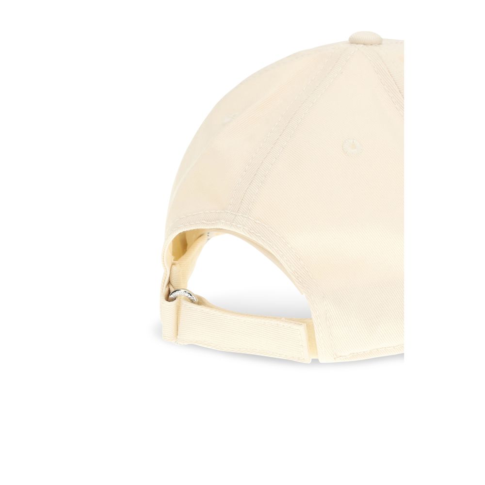 Moncler Beige Cotton Cap - Gabardine Baseball Hat