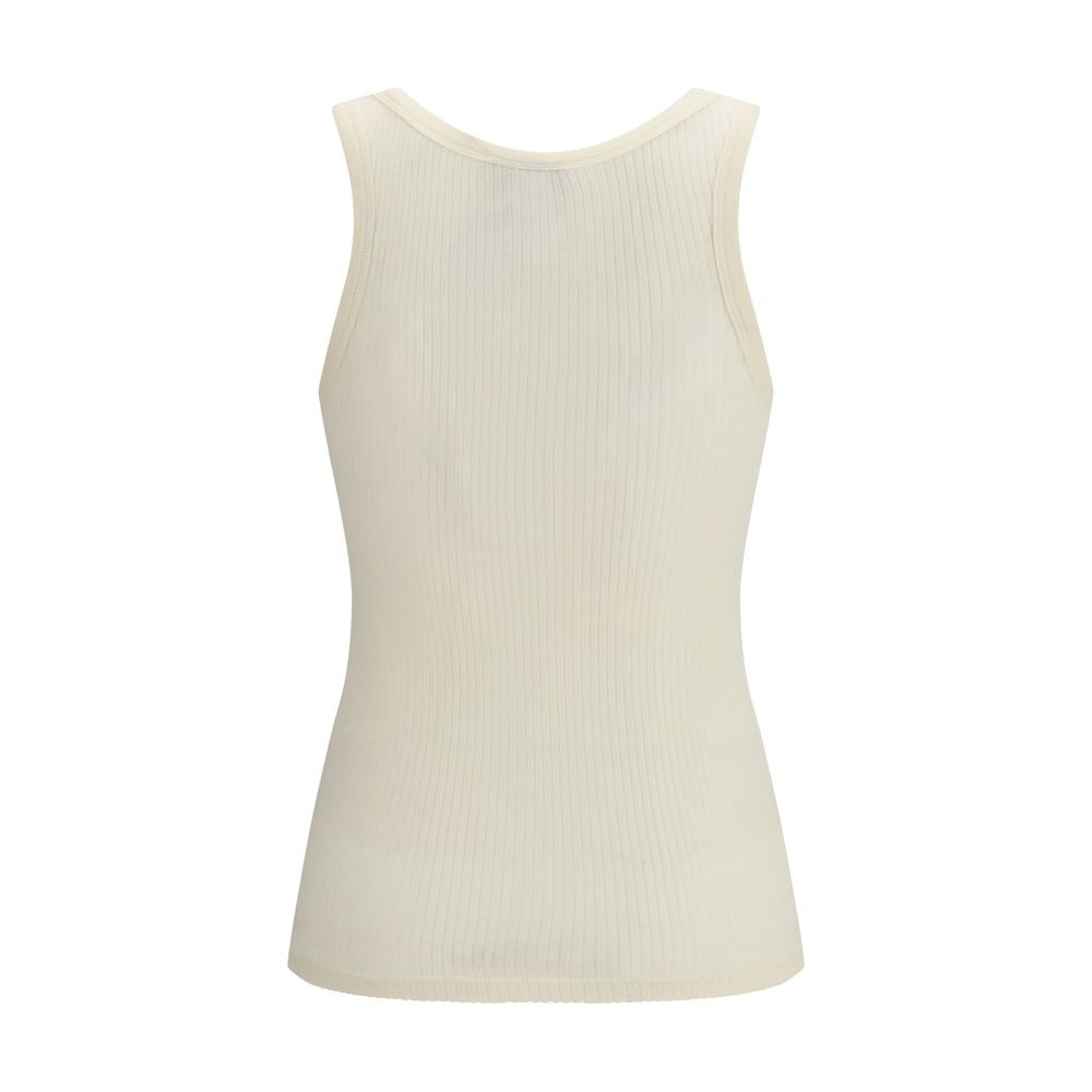 Forte_Forte Beige Fleece Wool Top