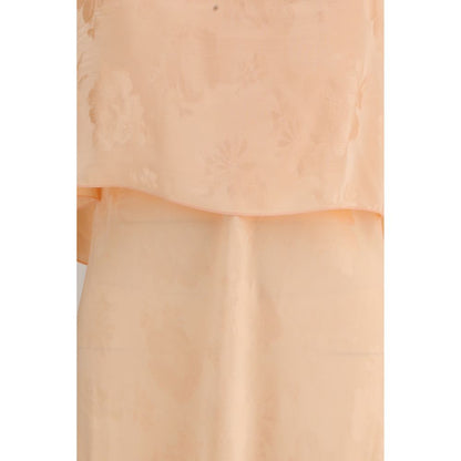 Forte_Forte Bouquet Jacquard Long Dress in Orange