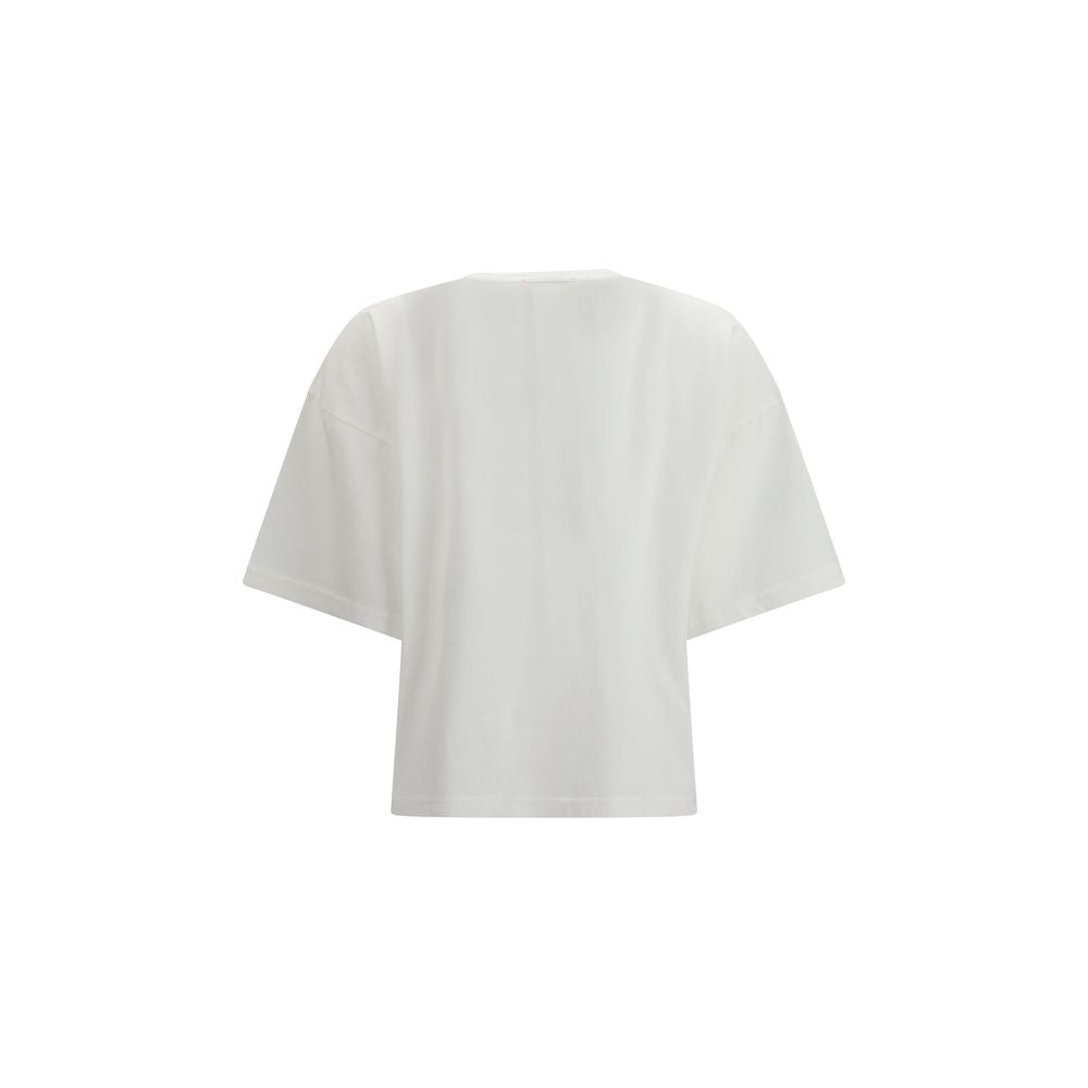 Forte_Forte Oversized White Cotton T-Shirt