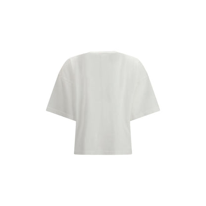 Forte_Forte Oversized White Cotton T-Shirt