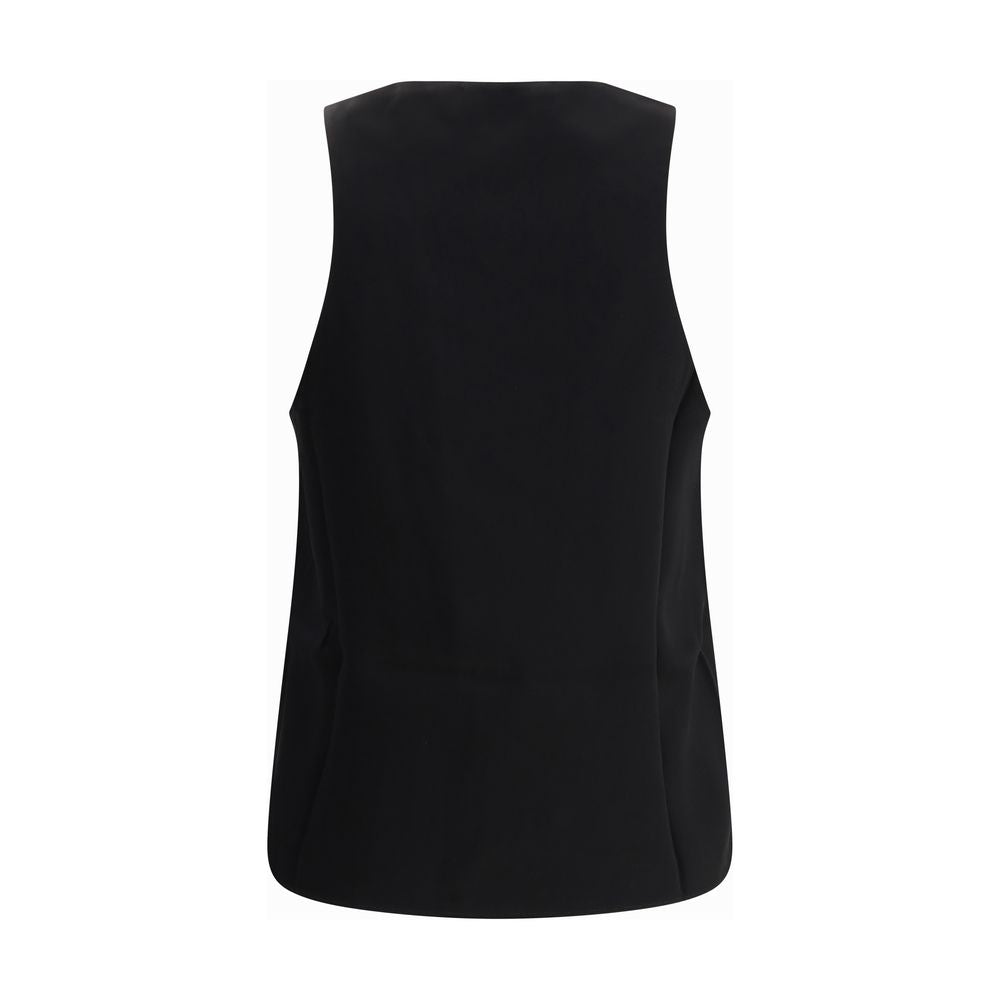 SA SU PHI Black Silk Top - Elevate Your Wardrobe with Elegance
