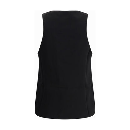 SA SU PHI Black Silk Top - Elevate Your Wardrobe with Elegance