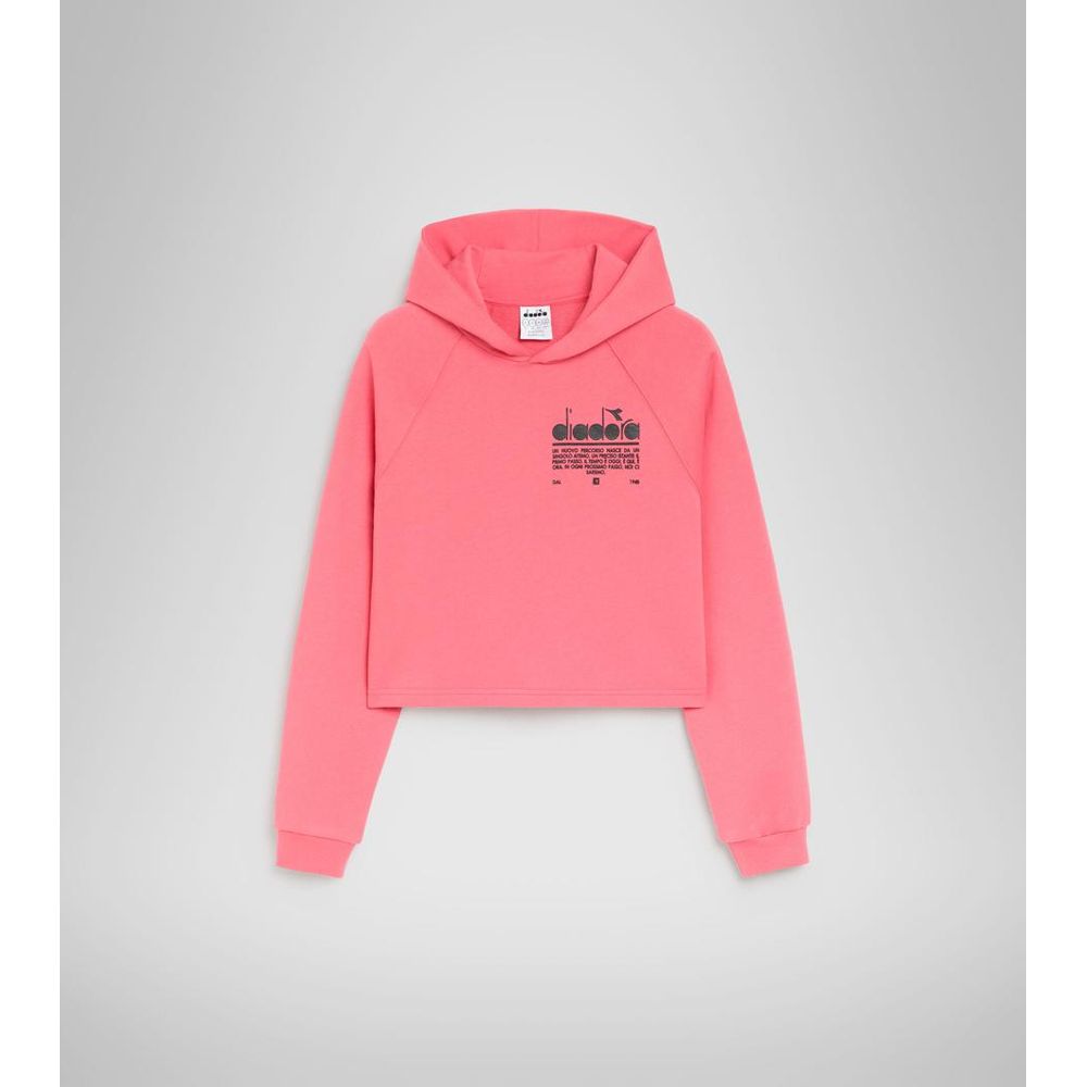 Diadora Multicolor Cotton Sweatshirt in Pink