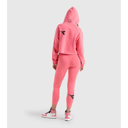 Diadora Multicolor Cotton Sweatshirt in Pink