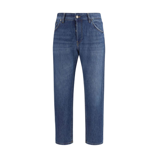 PT Torino Blue Cotton Jeans Denim - Modern Carrot-Fit Style