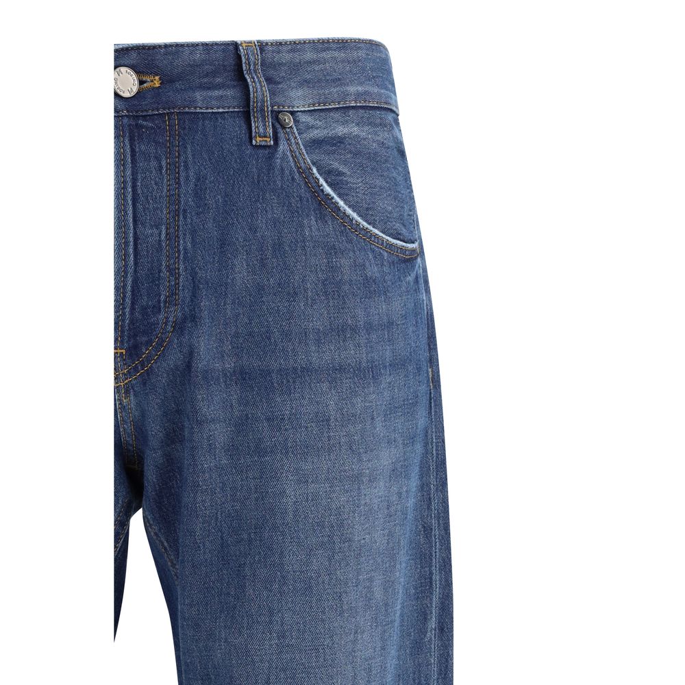 PT Torino Blue Cotton Jeans Denim - Modern Carrot-Fit Style