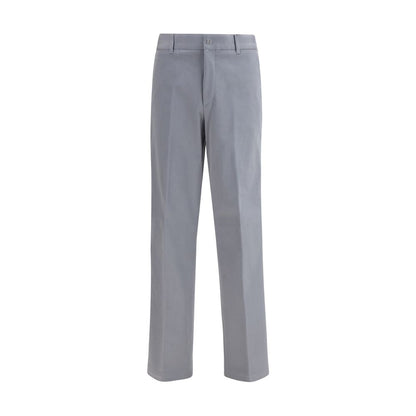 Fendi Gray New Rich Cotton Gabardine Pants