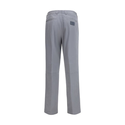 Fendi Gray New Rich Cotton Gabardine Pants