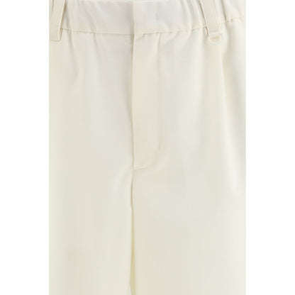 LAMINAR Beige Polyester Shorts