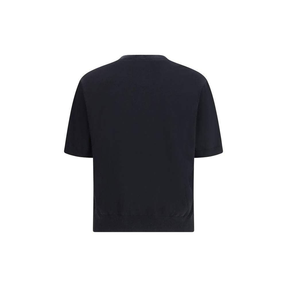 Laneus Black Cotton T-Shirt - Ultimate Casual Comfort