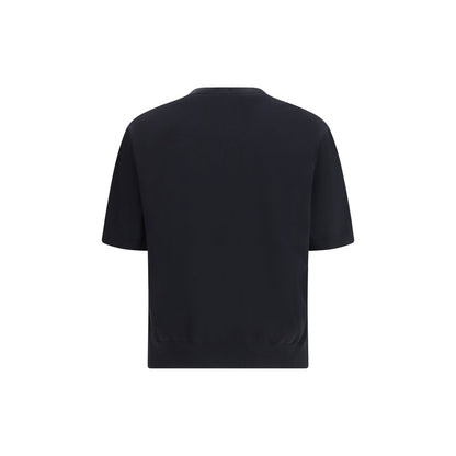 Laneus Black Cotton T-Shirt - Ultimate Casual Comfort