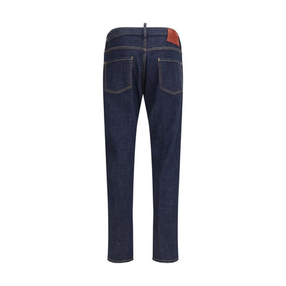 Dsquared² Blue Cotton Jeans Denim - Slim Fit