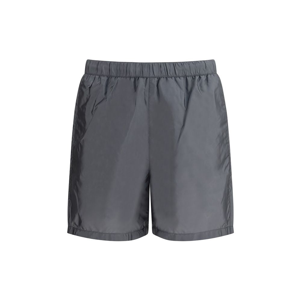 Prada Gray Re-Nylon Swim Shorts