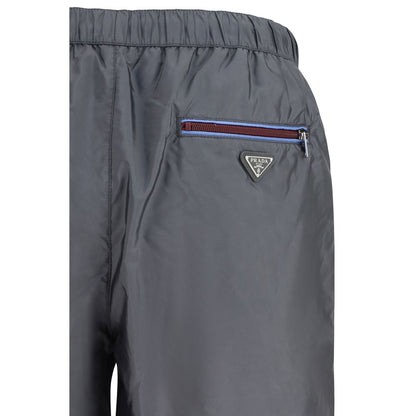 Prada Gray Re-Nylon Swim Shorts