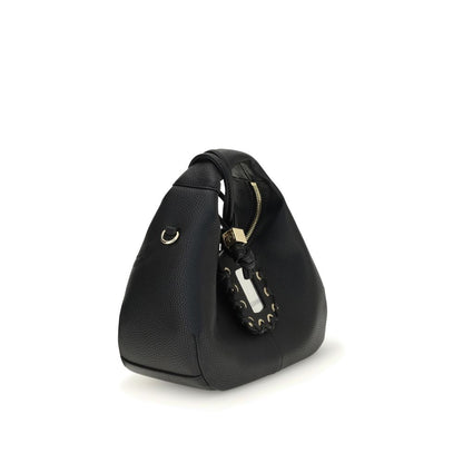Ganni Black Hobo Mini Handbag