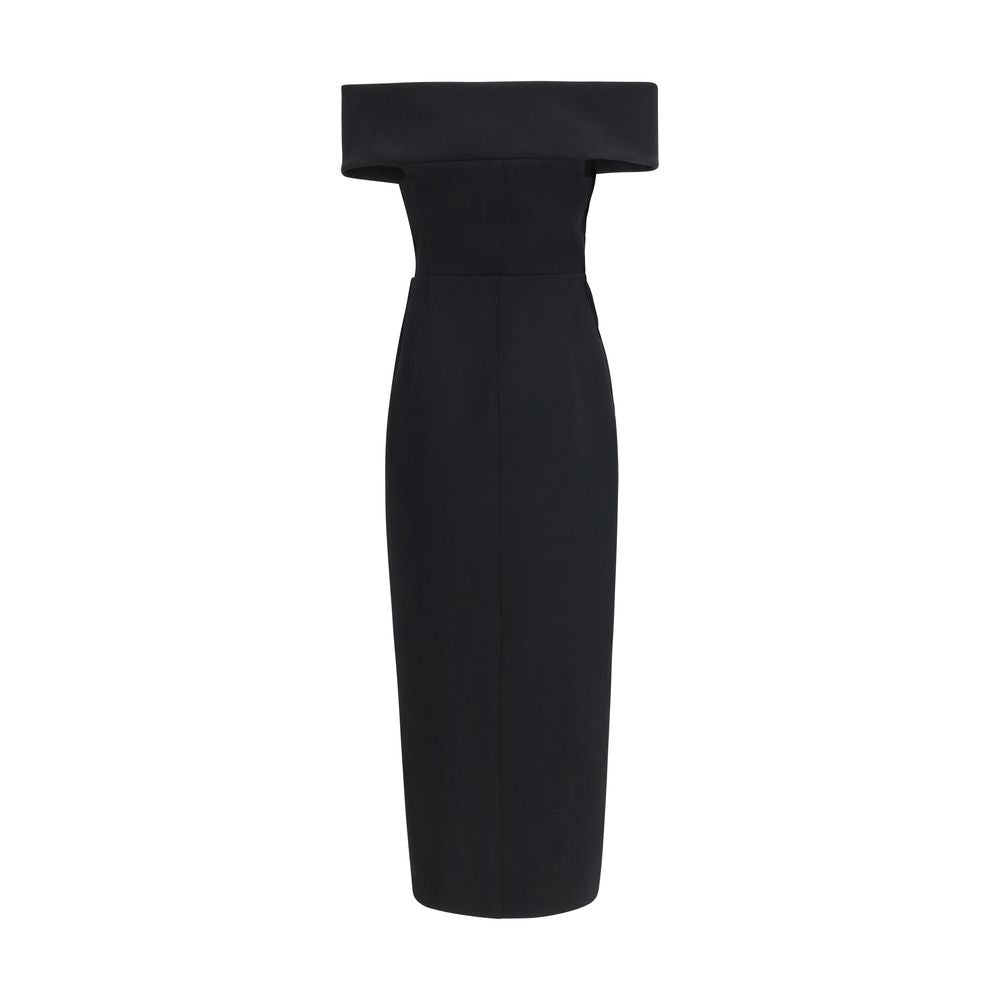 Khaite Black Polyester Cocktail Dress - The Gene Dress