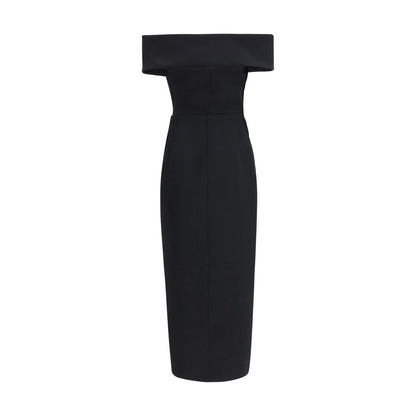Khaite Black Polyester Cocktail Dress - The Gene Dress