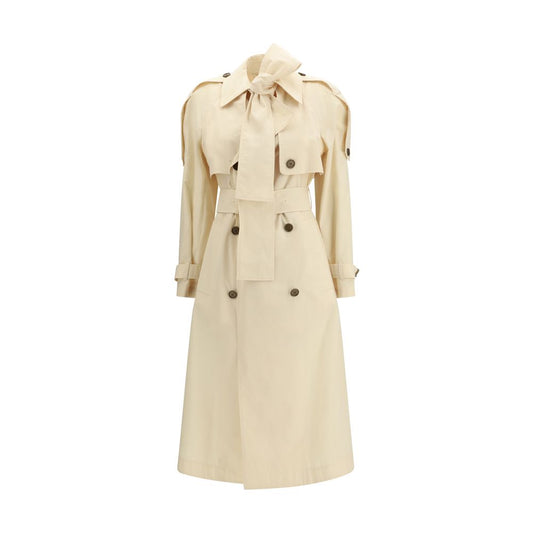 Burberry Trerose Beige Polyester Trench Coat