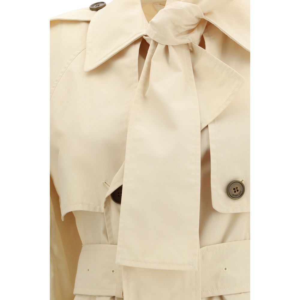 Burberry Trerose Beige Polyester Trench Coat