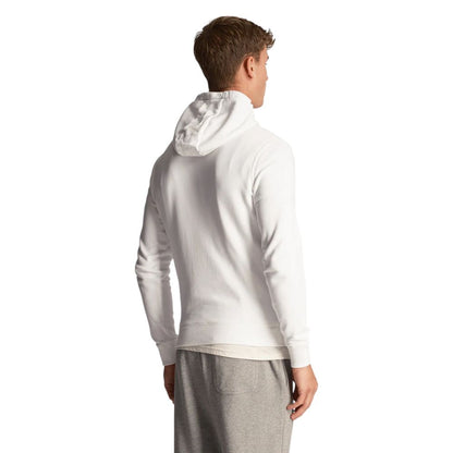 Lyle & Scott White Cotton Hoodie for Men